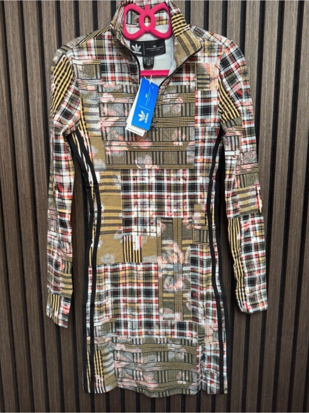 NWT Adidas HER Studio London Plaid Dress